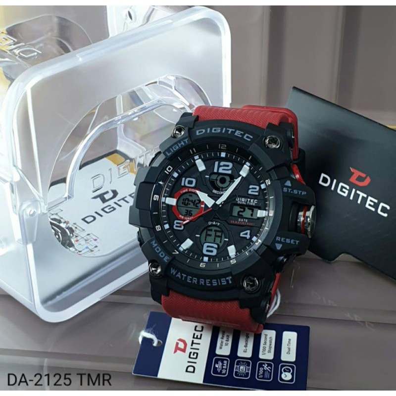 Jam Tangan Pria Digitec Original DA2125 Tahan Air Garansi 1 Tahun Gratis Ongkir COD