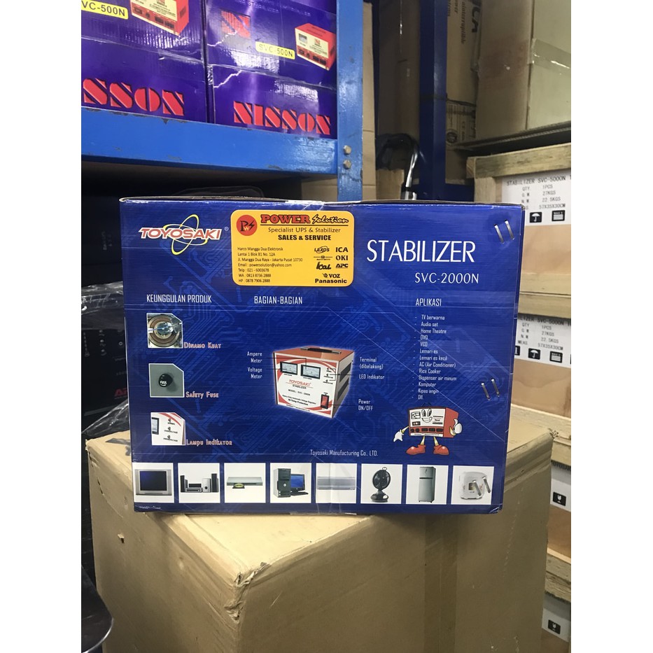 STABILIZER TOYOSAKI SVC2000N, STABILIZER TOYOSAKI 2000VA