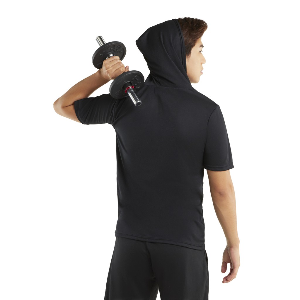 DONSON Sportswear The King Hoodie Lengan Pendek Extra Fine Polyester Warna Black