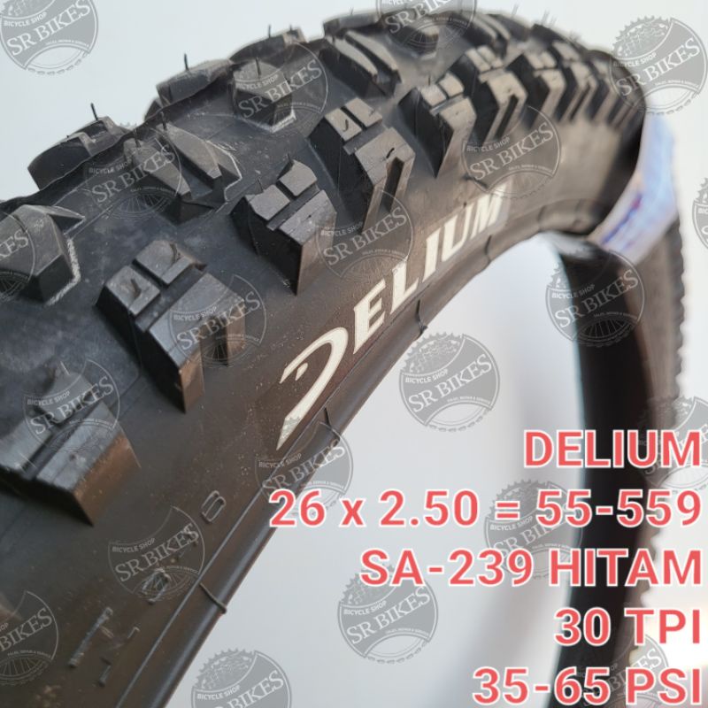 Ban Luar 26 x 2.50 = 55-559 Sepeda MTB Downhill. DELIUM TERRA RANGER