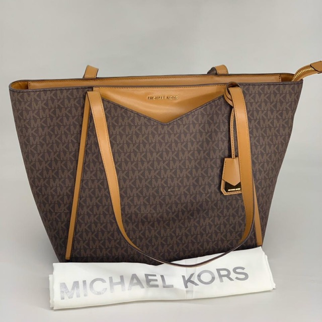 Tas Michael Kors MK Whitney Large Tote Zip New Original