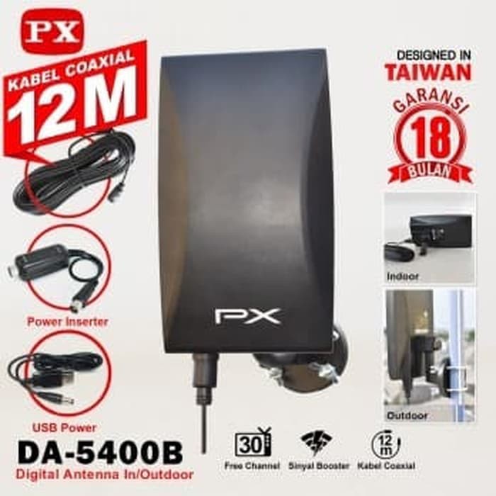 Antena TV Digital PX DA 5400B Indoor/Outdoor