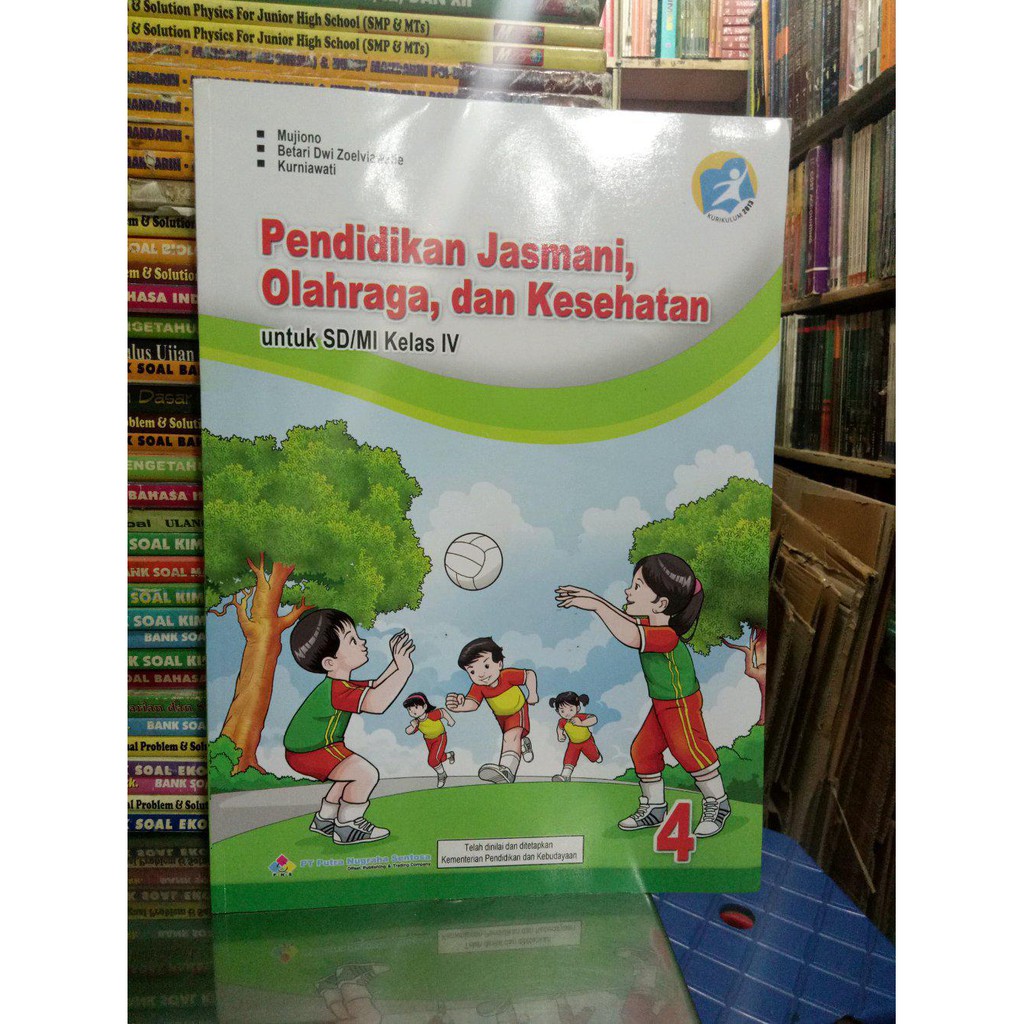Jual buku Buku Penjas Kelas 4 Kurikulum 2013. .Cv. Putra Nugraha Santosa.