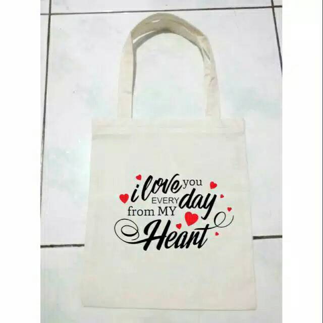 Tas Tote / Tote Bag Blacu Uk. 50x40cm