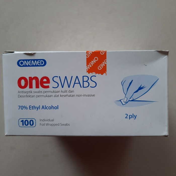 Alcohol Swab Onemed Alkohol Swabs Tissue Pads Tisu Oneswab Kapas One Swab