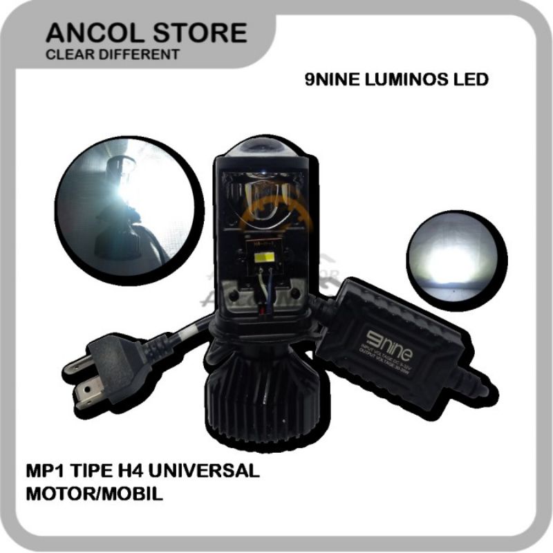 LAMPU LED MP1 H4 MINI PROJECTOR SUPER TERANG