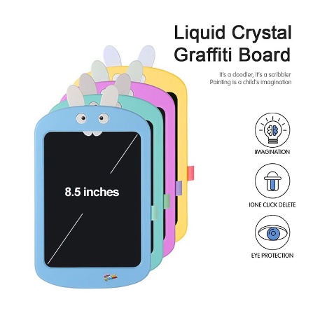 [TULALA SHOP]Papan Tulis Anak LCD Writing Color Board 8.5&quot; Papan Tulis Tablet Anak /LCD Writing tablet 8.5” / Papan Tulis Anak