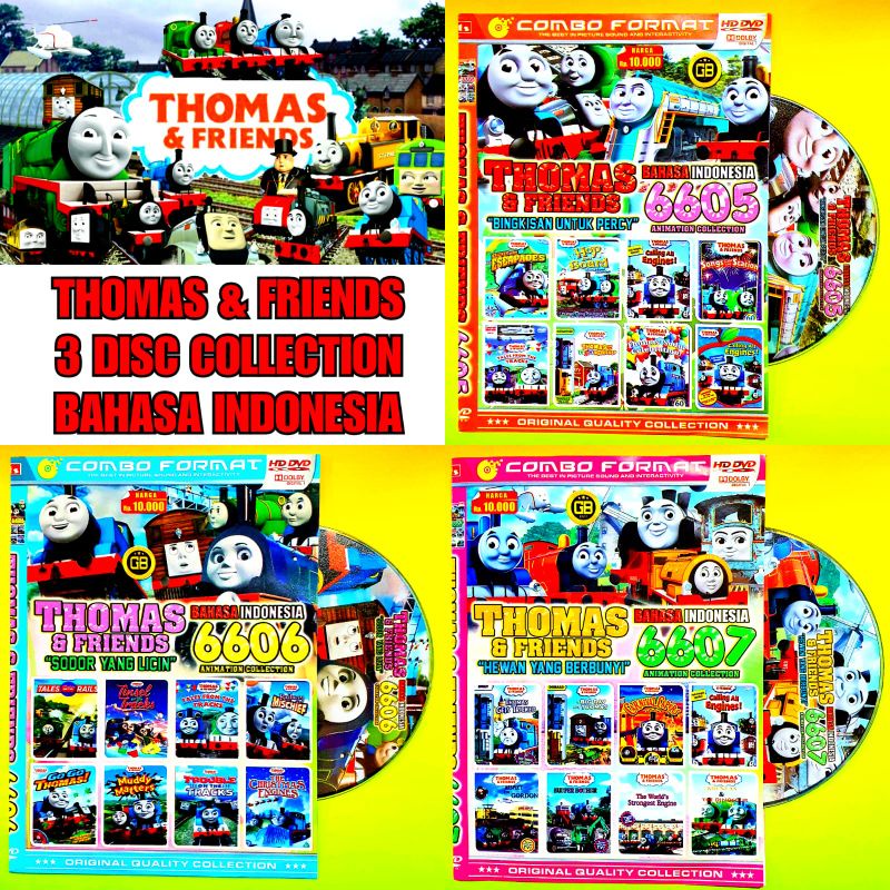 PROMO VARIASI KASET FILM THOMAS AND RIENDS BAHASA INDONESIA-KOLEKSI FILM KERETA THOMAS TERBARU-FILM 