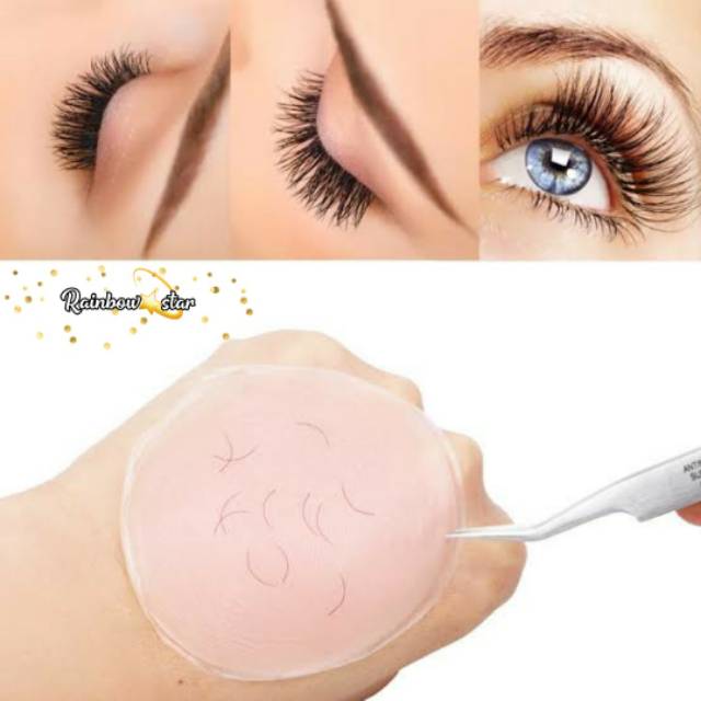 Alas Silikon Gel Clear Bulu Mata / Tatakan Bulu Mata Sambung / Silicon Pad For Eyelash Extension