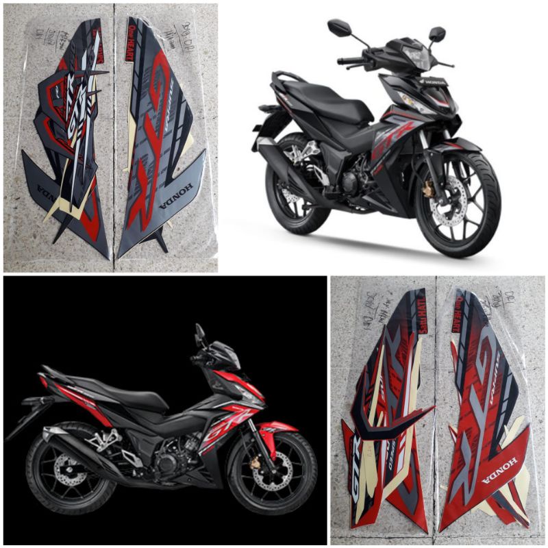 striping sticker honda Supra GTR 150 2019
