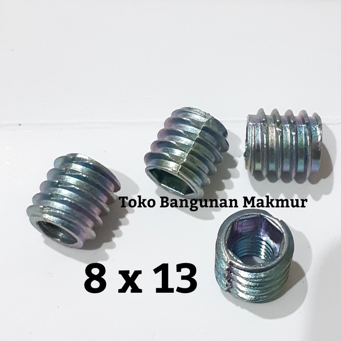 Mur Nanas M8x13mm Mur Knock Down 10 pcs