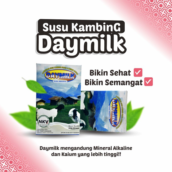 

Daymilk, Susu Kambing Etawa Jaminan Asli Cocok Untuk Masalah Pernapasan