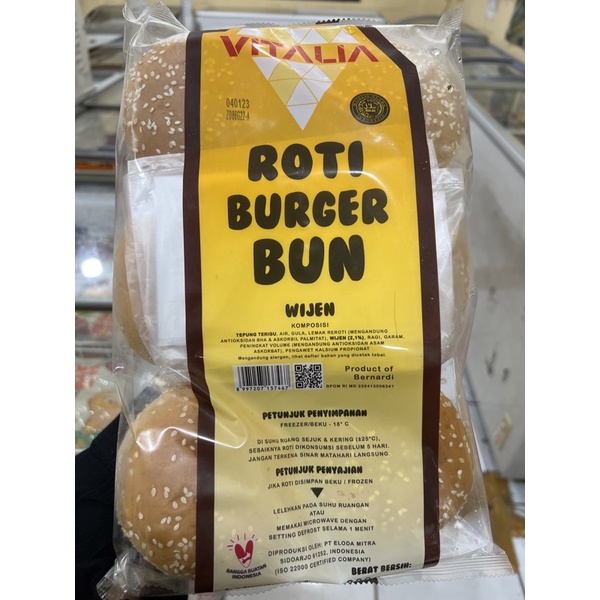 

ROTI BURGER VITALIA ISI 6