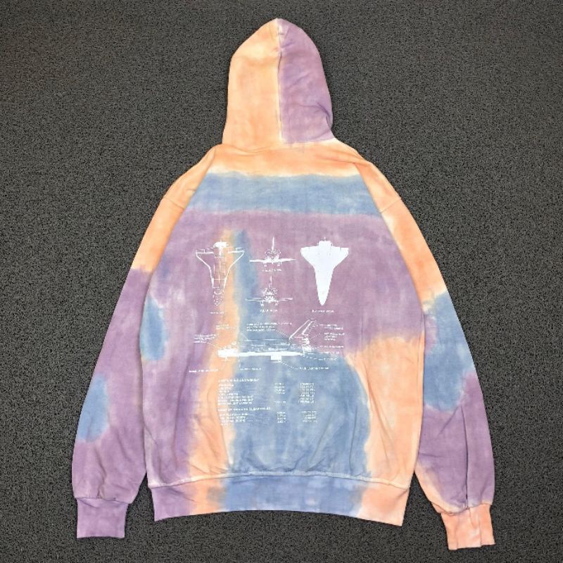 HOODIE NASA TIE DYE HIGH QUALITY CASUAL HYPE FASHION PRIA