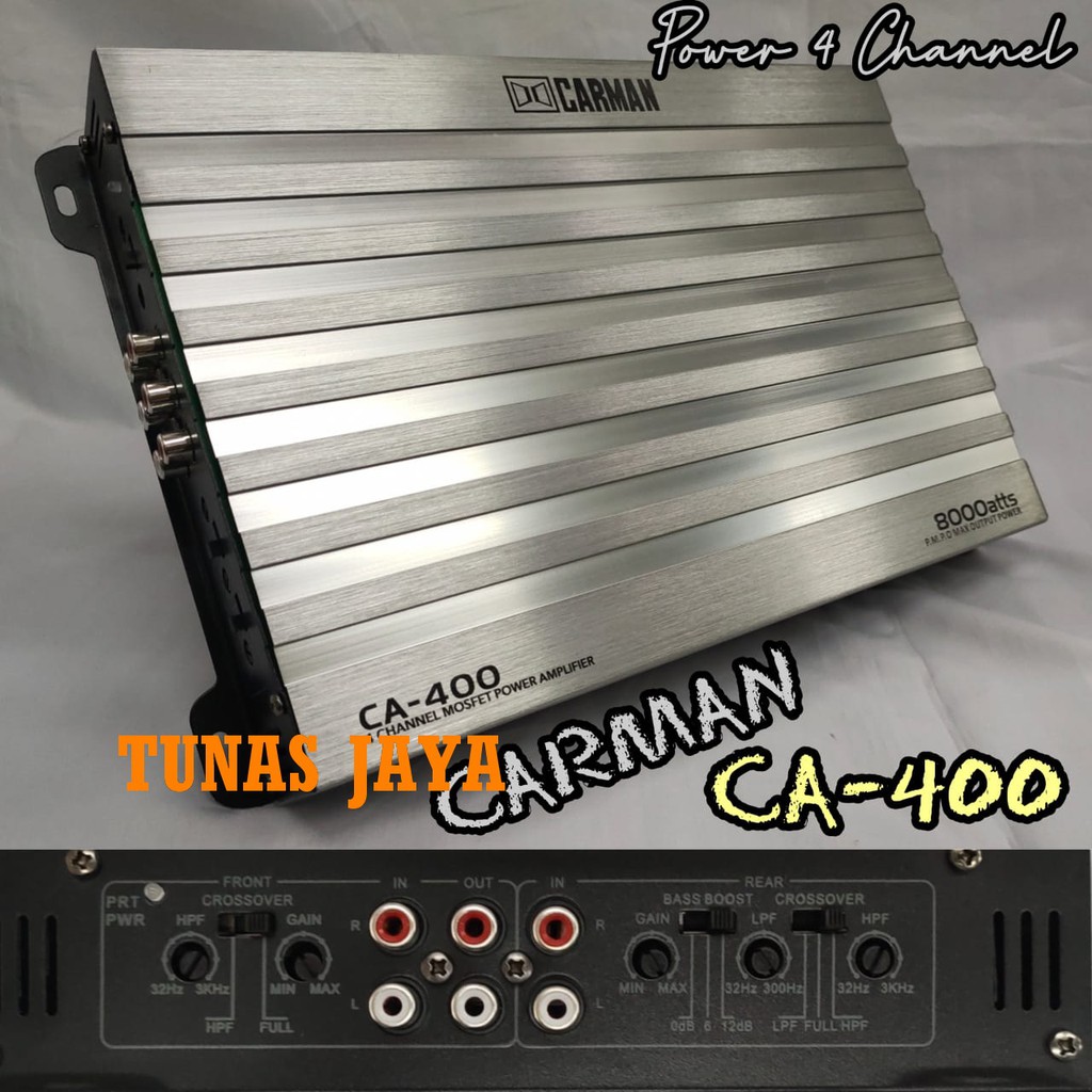 Power Amplifier Mobil Carman CA400 CA 400 8000watt 4channel