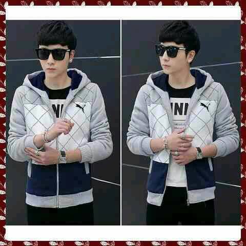 Jaket Pria Hoodie Modis Combi Puma