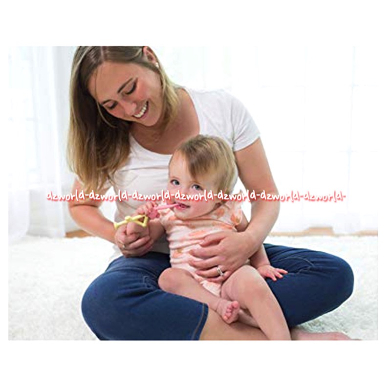 Dr Brown's Toddler Toothrush Sikat Gigi Anak-Anak 1-4th Model Flamingo Unik Dr Browns Dr Brown Uniqu