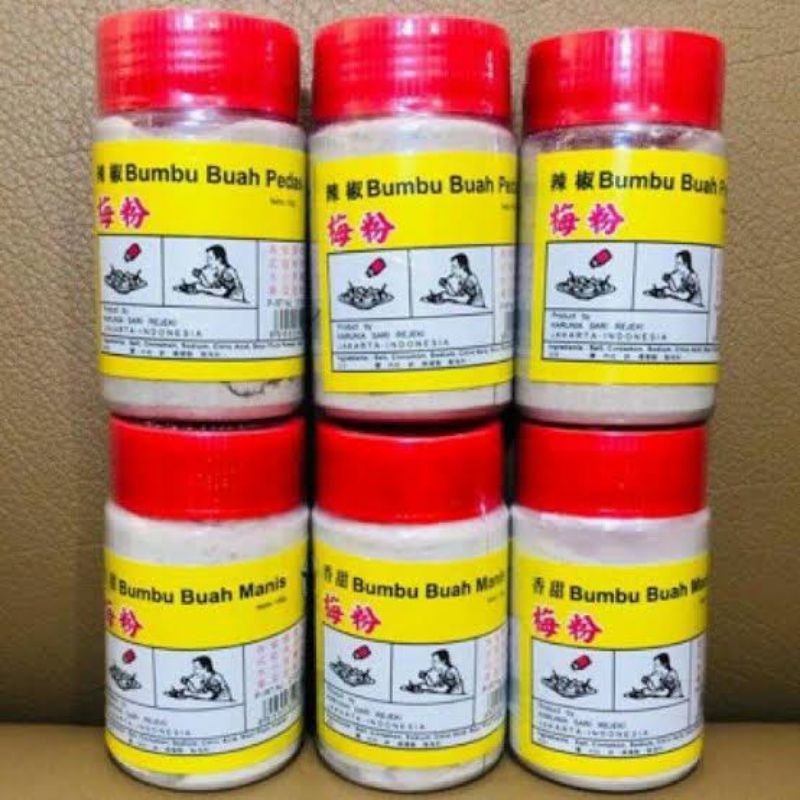 

Bumbu Buah 150 gr - Garam Buah Cap Elang 150 gr - Bumbu Serbaguna Enak Bumbu Buah Jambu Kristal Kedondong Mangga Muda