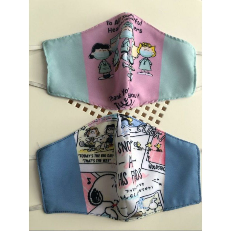 MASKER KAIN MOTIF SNOOPY