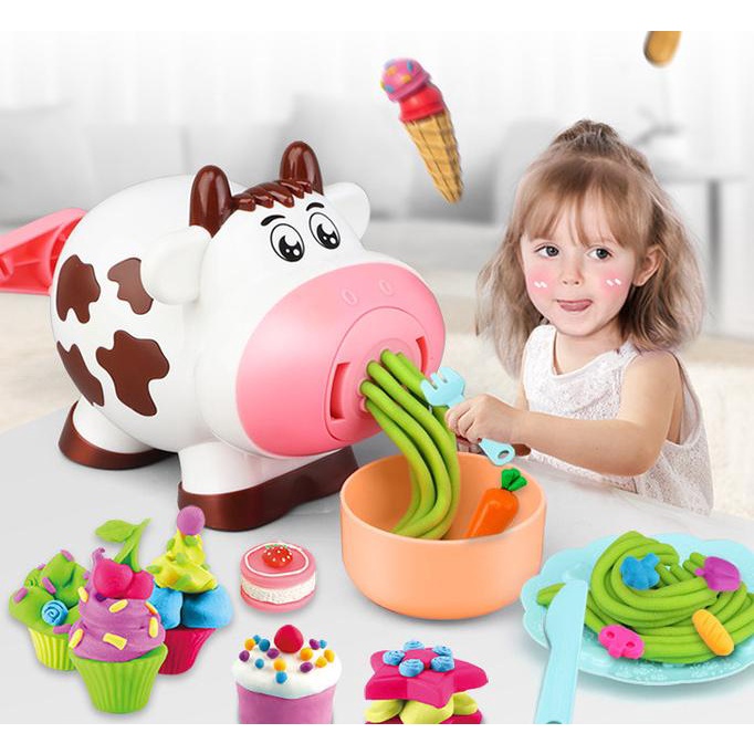 Dream Clay Mainan Anak Tanah Liat Plastisin Play Doh Bentuk Sapi 19 pc