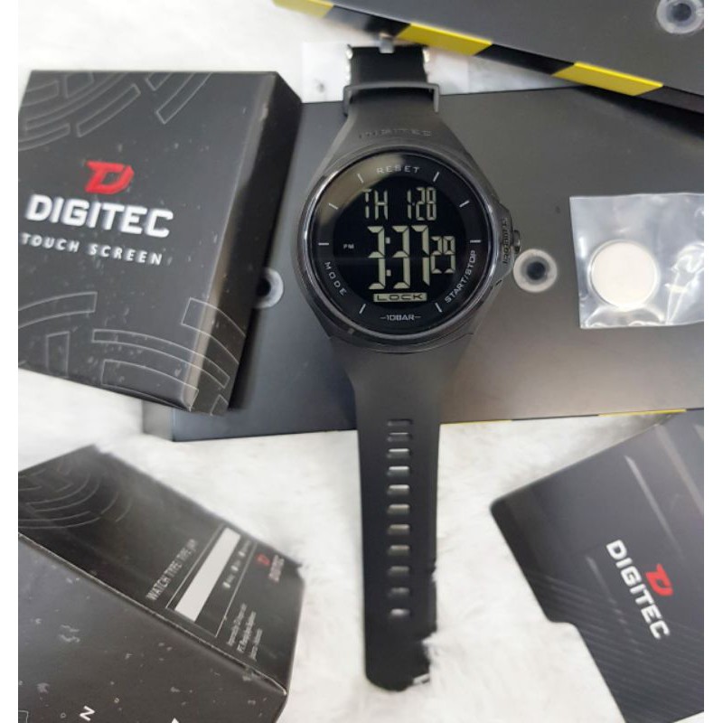 Jam tangan Pria outdoor cowok Digitec touchscreen DS-8086T  DG3086T layar sentuh aman dipake renang