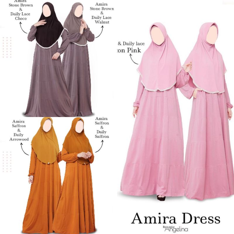 Gamis Amira Dress Ori Atelier Angelina
