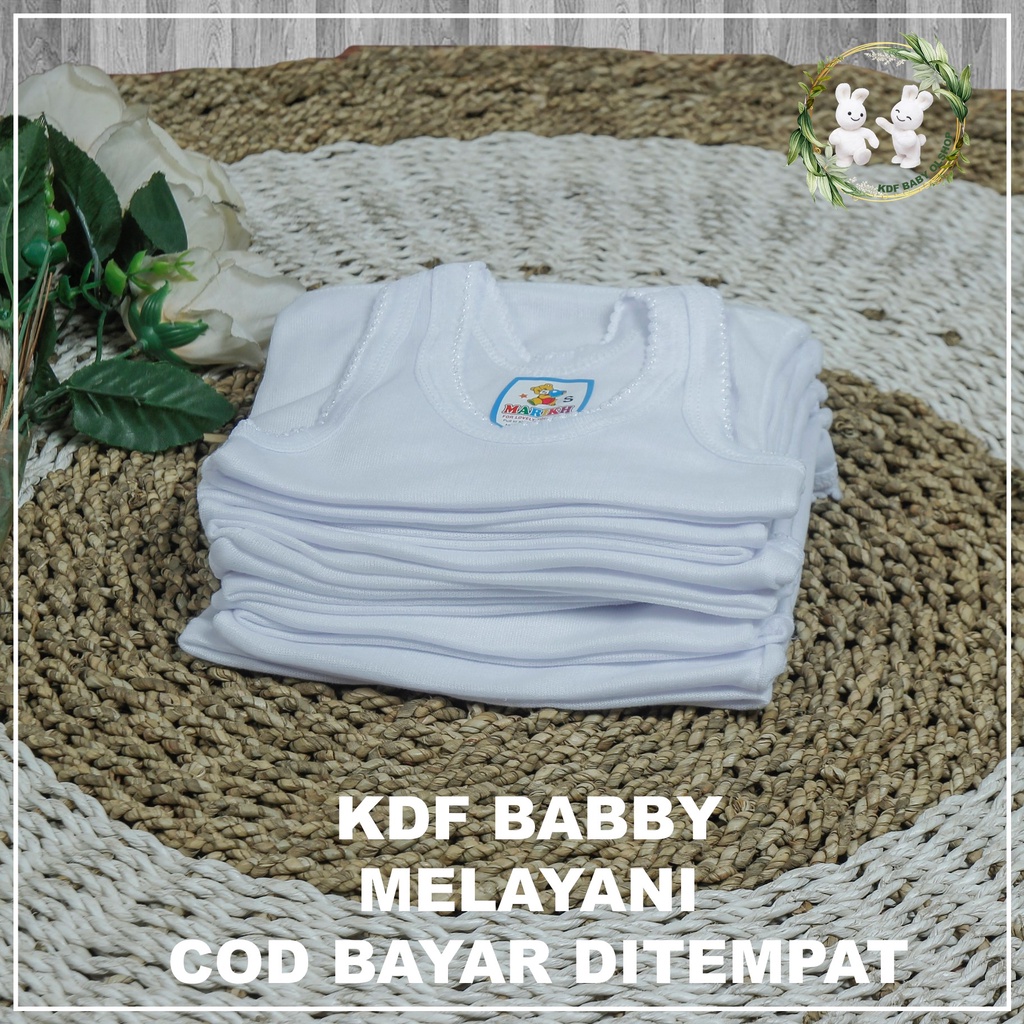 6 pcs singlet anak singlet bayi /kaos dalam anak S M L XL 4 warna polos