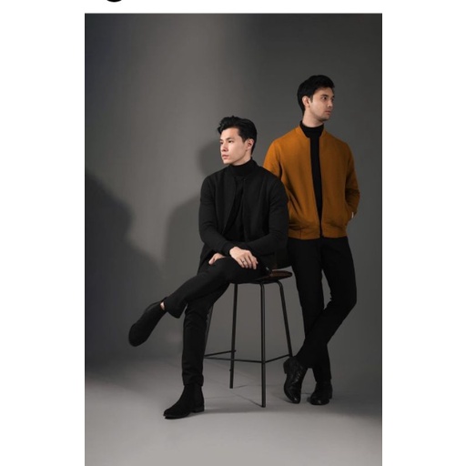 Comfy jacket black size L by male.id