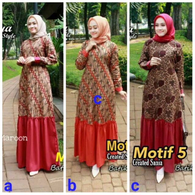 GAMIS BATIK REMPEL