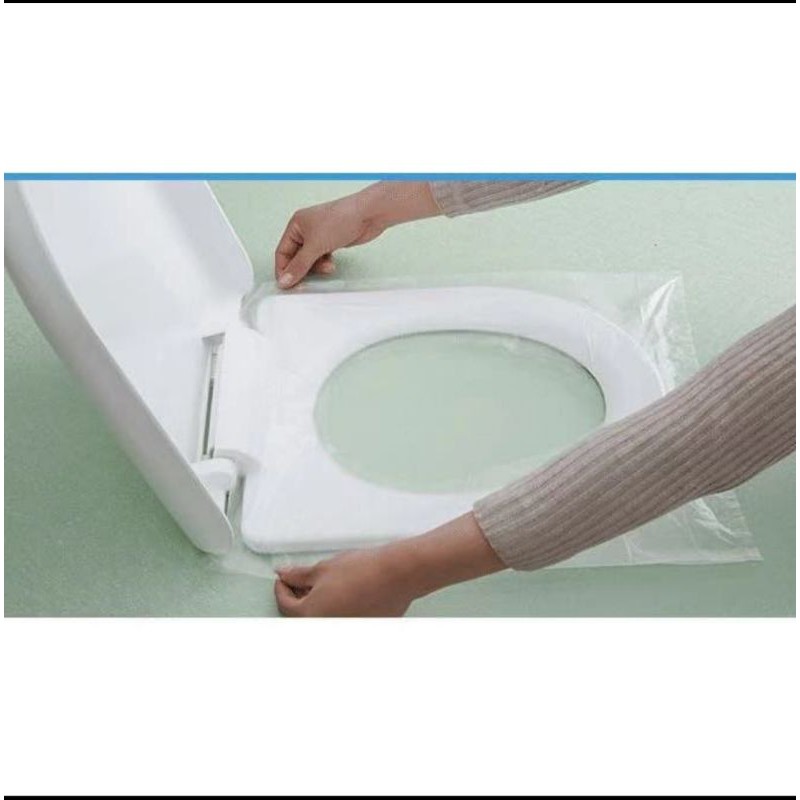 alas duduk kloset seat toilet plastik / travel disposable toilet seat covers