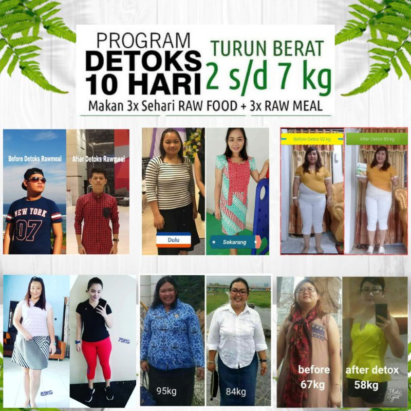 Vitayang Raw Meal Diet Detox Alami Detox Usus Kotor Penurunan Berat Badan Detox Slim Rawmeal Detoksifikasi Pencernaan Minuman Serbuk Korea Original KK Indonesia