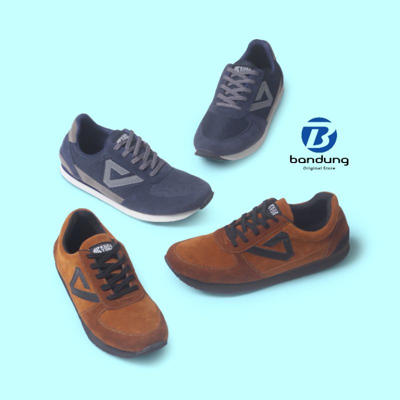 Sepatu Kulit Pria | Sepatu Casual Sneakers Pria Terbaru | Sepatu Klasik Ringan Olahraga Anti Slip