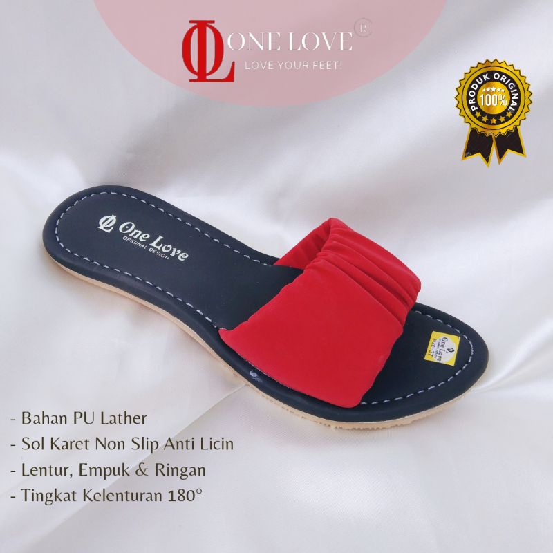 One Love Sandal Selop Wanita Terbaru One Love Original Branded Sandal Harian Wanita Sandal Cewek Kek