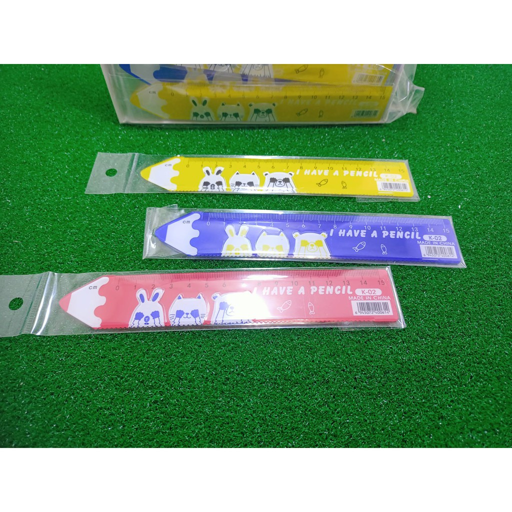 

Penggaris 15cm Bentuk Pensil - ATK