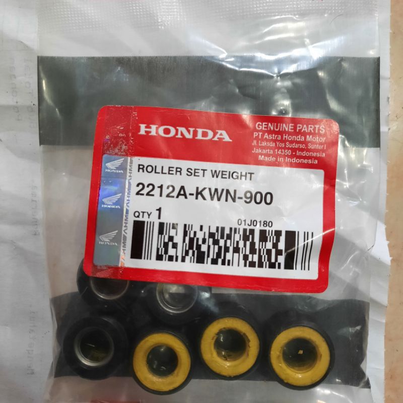 KWN ROLLER WEIGHT SET VARIO 125, VARIO 125 FI, VARIO 150, PCX BILL UP ROLLER