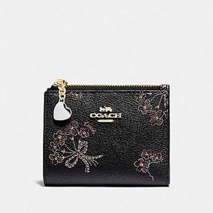 

Office & Stationery | Document Organizer | Coach Mini Card Snap Case In Dragonfly 100% Original Coach In Black | Best Seller