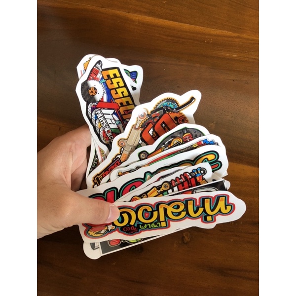 sticker pack racing thailand helm motor