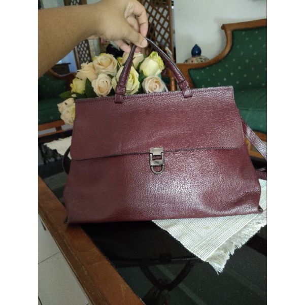reprice preloved h by ekatrina messenger bag kulit