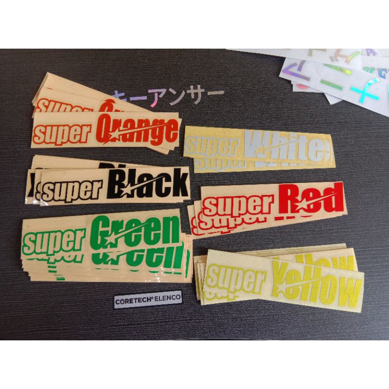 

STICKER CUTTING SUPER COLOR