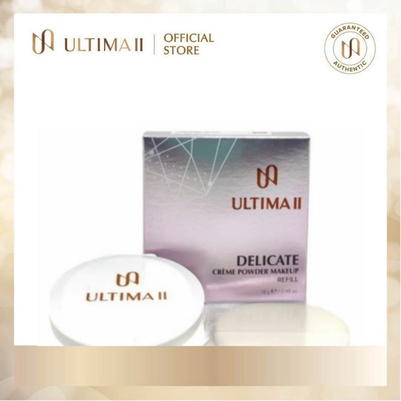 ULTIMA II Delicate Creme Powder Makeup Refill Dengan Case 13g