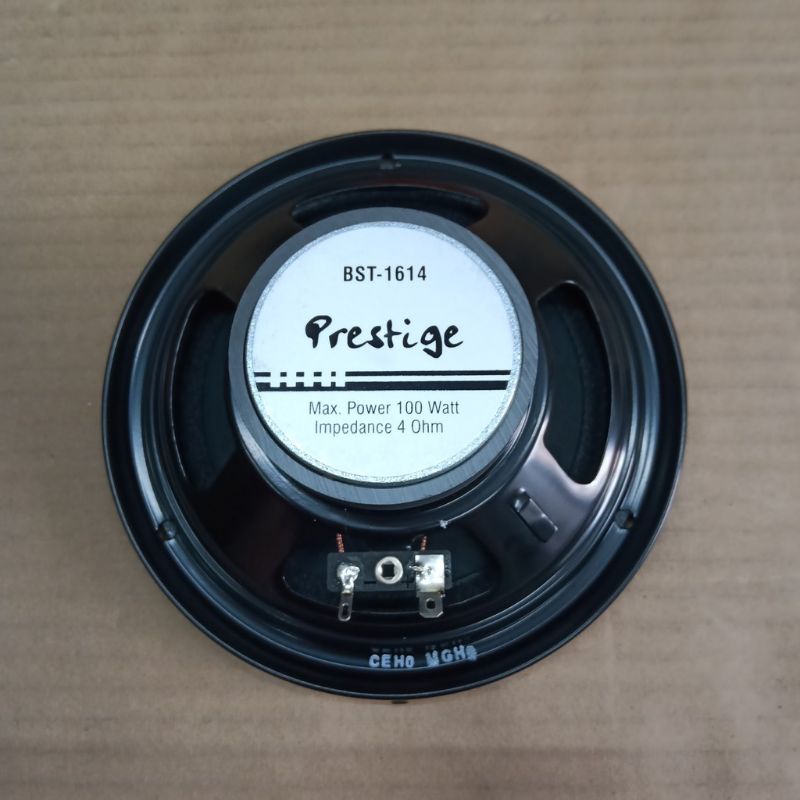 Speaker Coaxial 1 Way 6 Inch Prestige BST-1614 4ohm 100watt