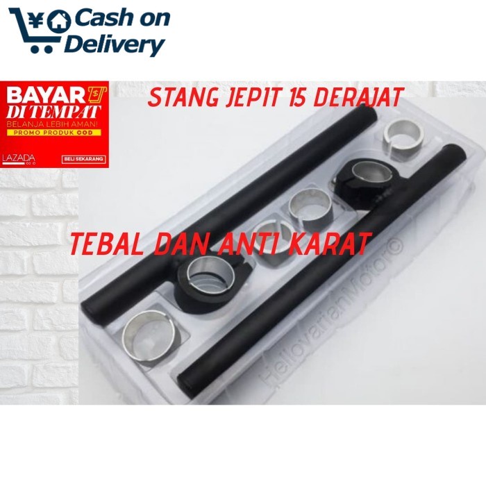 COD Stang Jepit Drag 10 Derajat Byson - R15 Vixion Scorpio Ninja 150 HITAM