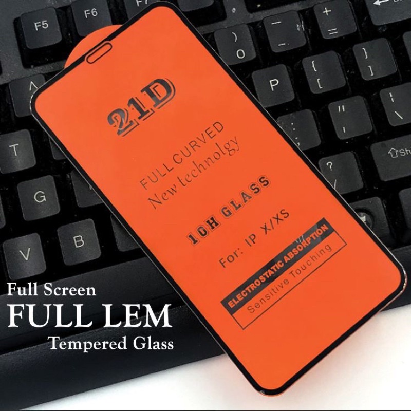 TEMPERED GLASS FULL 5D/21D PROTECTION GLASS FOR XIAOMI REDMI NOTE 8 NOTE 8PRO NON PACKING NON GARANSI NON TISSUE