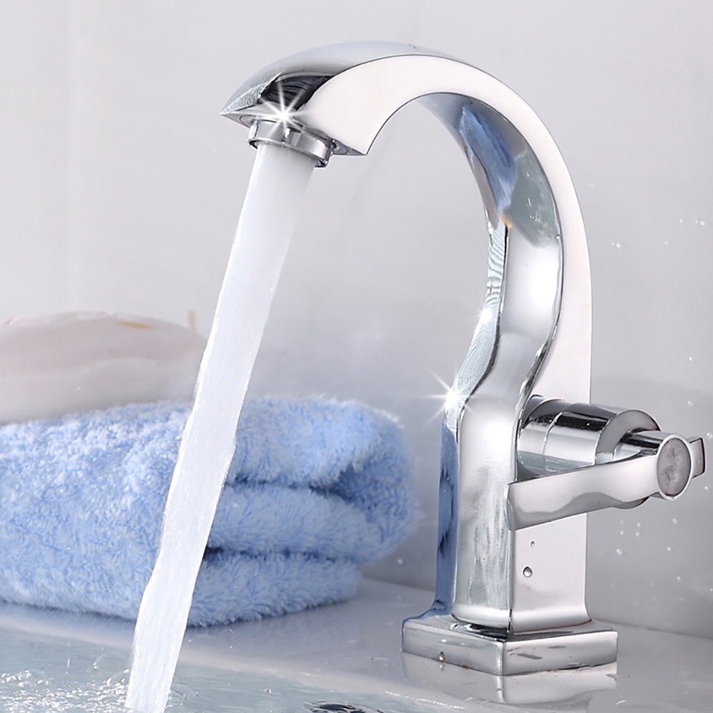 Bathroom Faucet Basin Tap Handle Spout Sink Bath Kitchen Faucet Shopee Indonesia