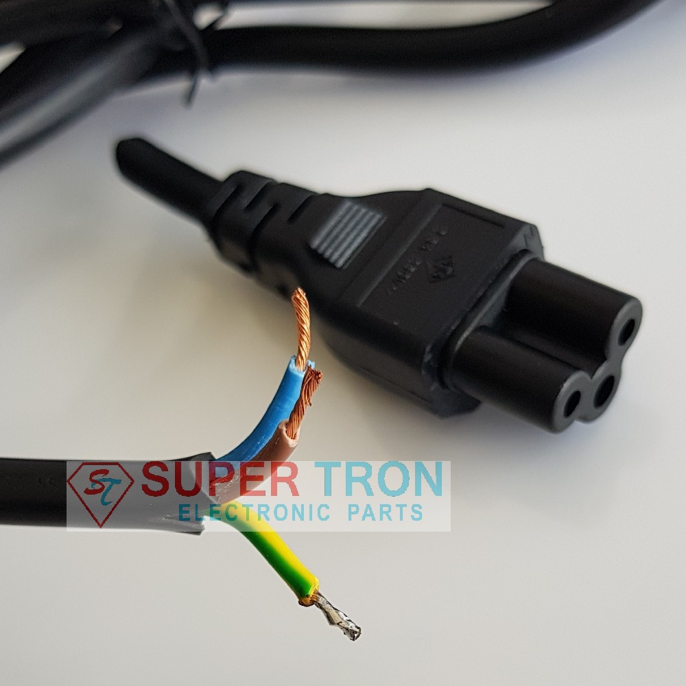 Kabel Power AC Cord Laptop 3 Lubang Mickey