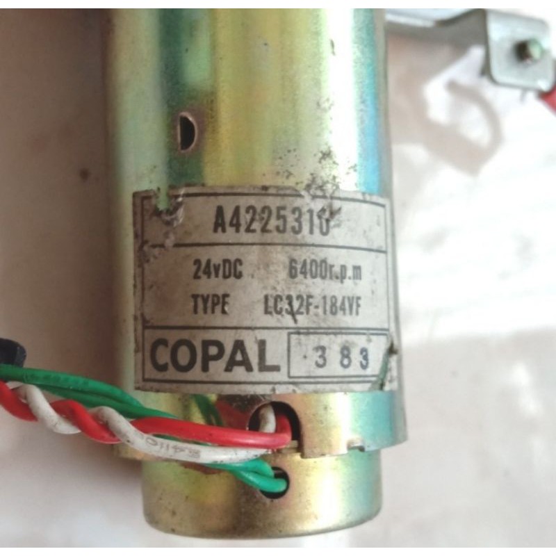 Gearbox motor Dc Copal 24V 6400Rpm