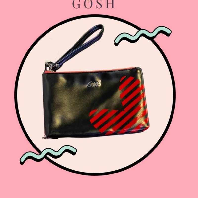 [Bisa COD] Ready Clutch Gosh Original New art 789 Black Pink White