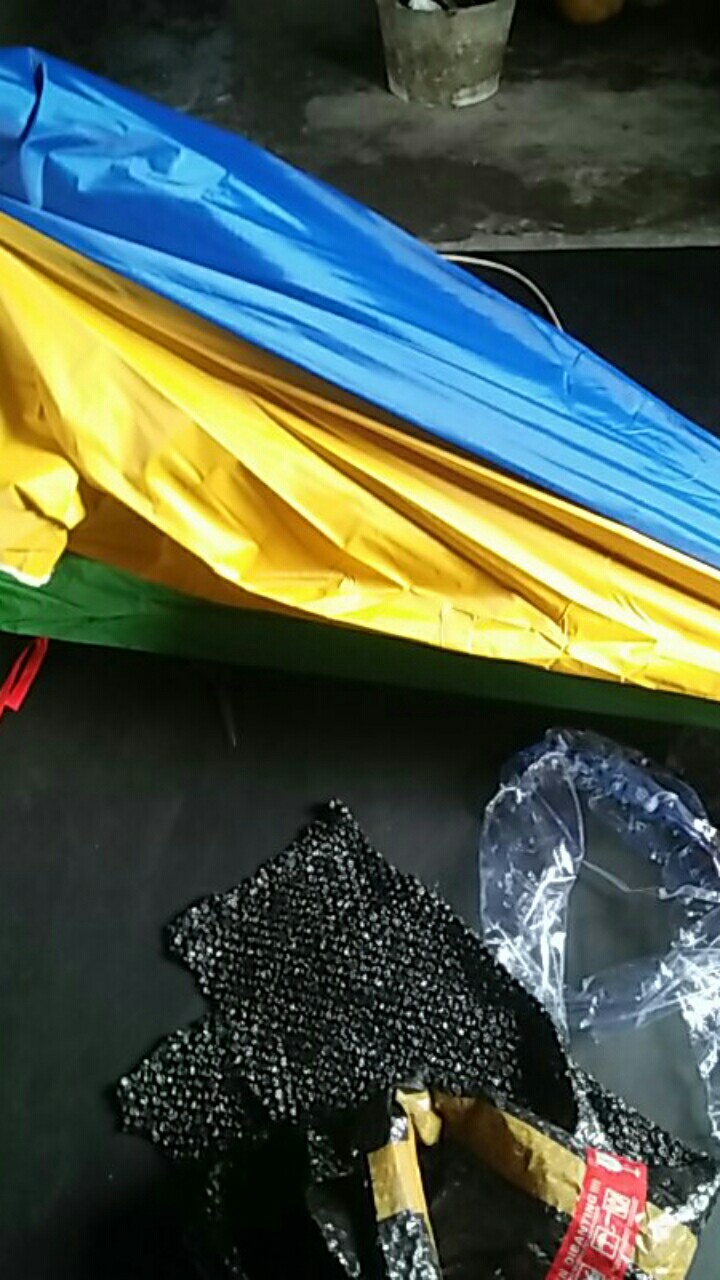 Payung Tenda Besar 280cm Pelangi Payung Pantai Cafe Bazar Pkl