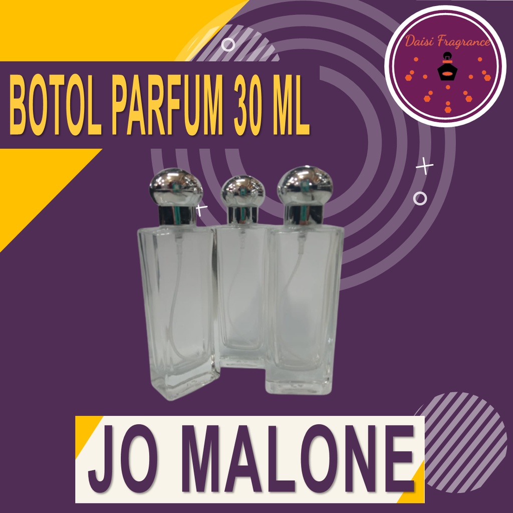 BOTOL PARFUM SPRAY JO MALONE 30 ML | BOTOL KACA