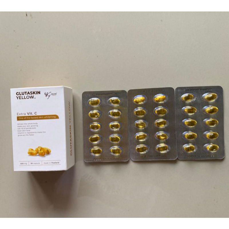 GLUTASKIN YELLOW DARI KFSKIN kapsul isi 30biji 3tablet